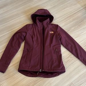 The North face wind wall fleece lined jacket